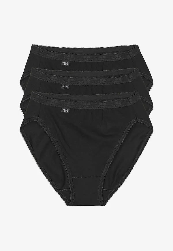 Sloggi - Trosa Basic+ Tai 3-pack - Svart