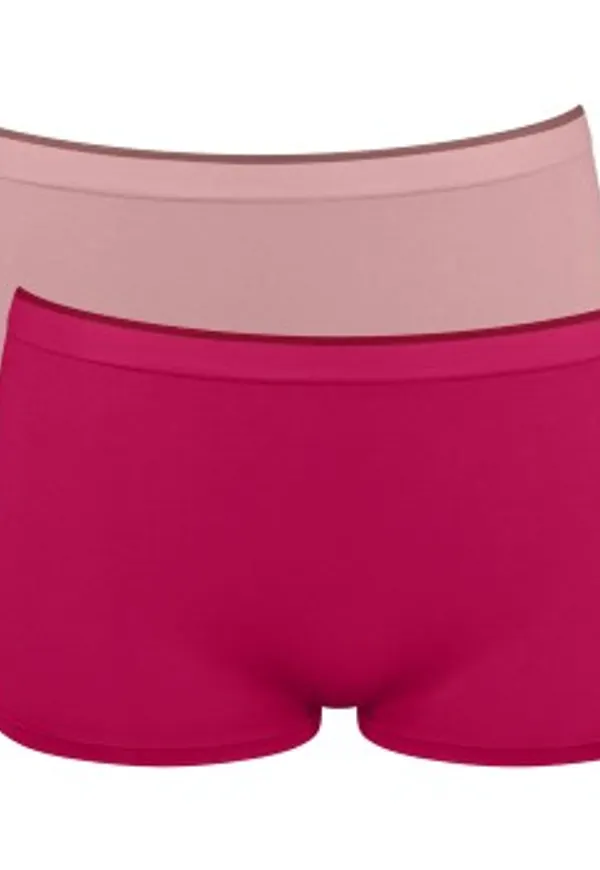 Sloggi Trosor 2P GO Sense Shorts Rosa modal Large Dam