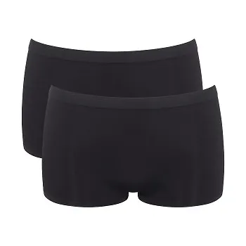Sloggi Trosor 2P GO Sense Shorts Svart modal Medium Dam