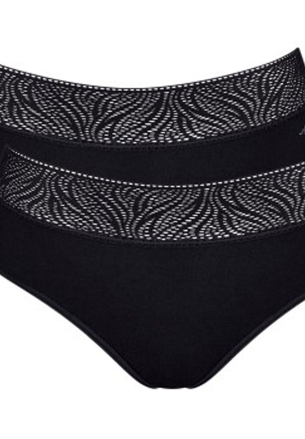 Sloggi Trosor 2P Period Pants Hipster Medium Svart Small Dam
