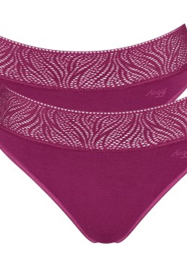 Sloggi Trosor 2P Period Pants Tai Medium Mörkrosa XX-Small Dam