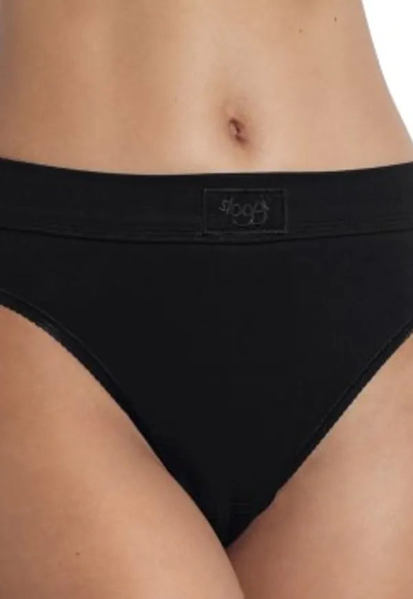 Sloggi Trosor Double Comfort Tai Svart bomull 42 Dam
