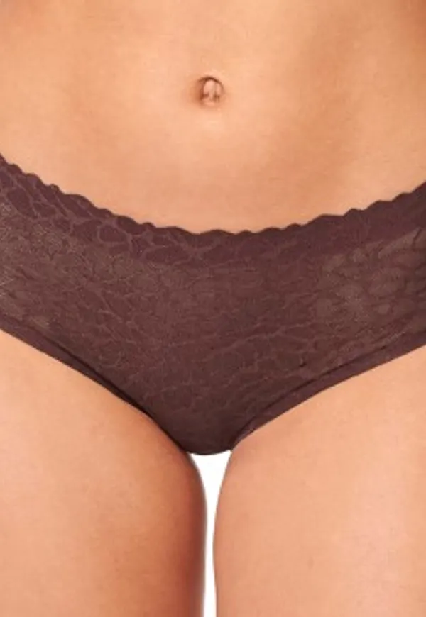Sloggi Trosor ZERO Feel Lace 2.0 Hipster Brun X-Small Dam