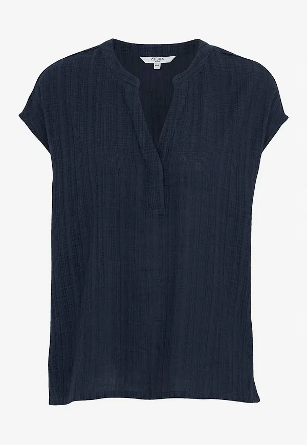 Slubvävd blus