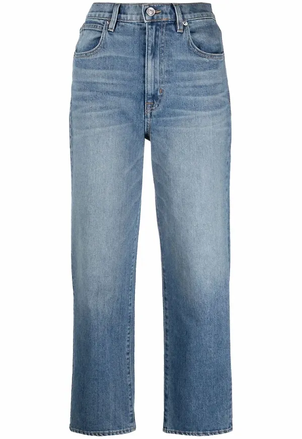 SLVRLAKE croppade jeans - Blå