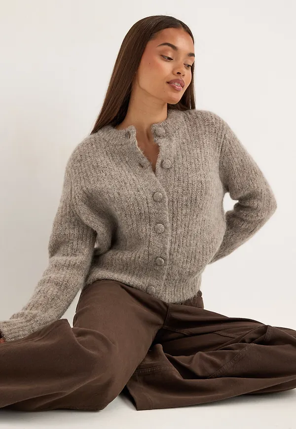 Slwgabriella Ls Button Cardigan