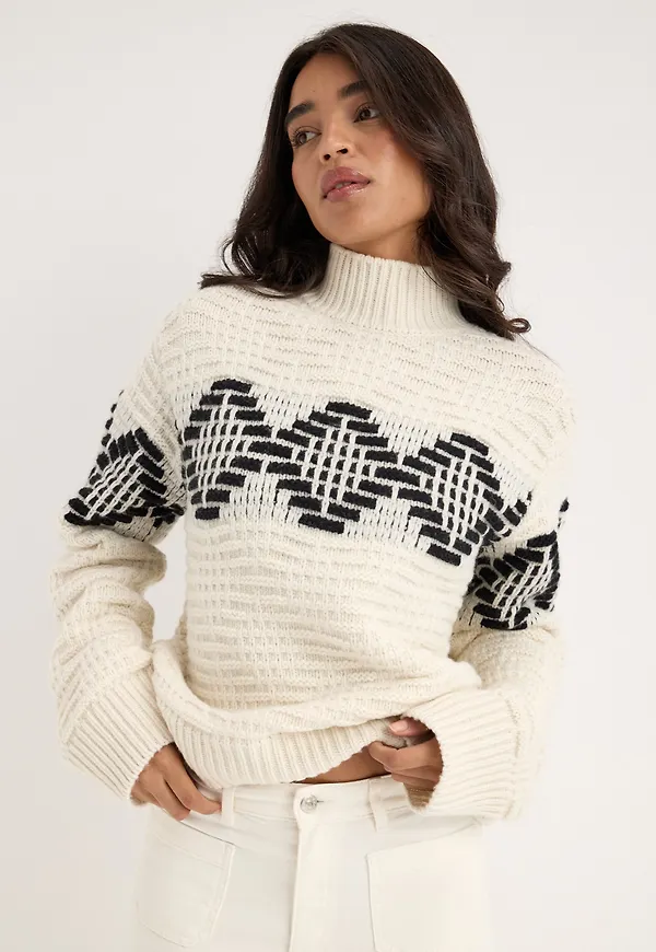 Slwlili Ls Knit High Neck