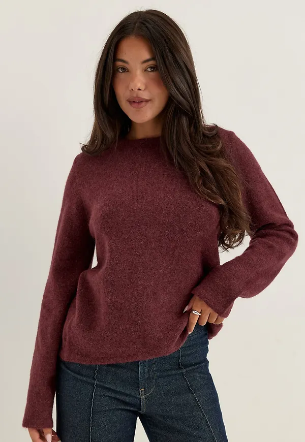 Slwlulu New Ls Knit O-neck
