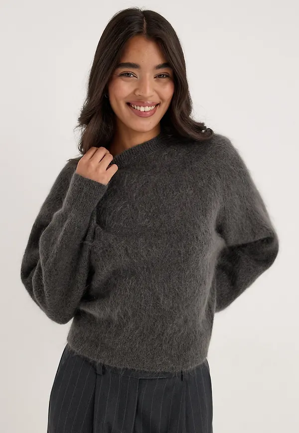 Slwmira Ls Knit Short O-neck
