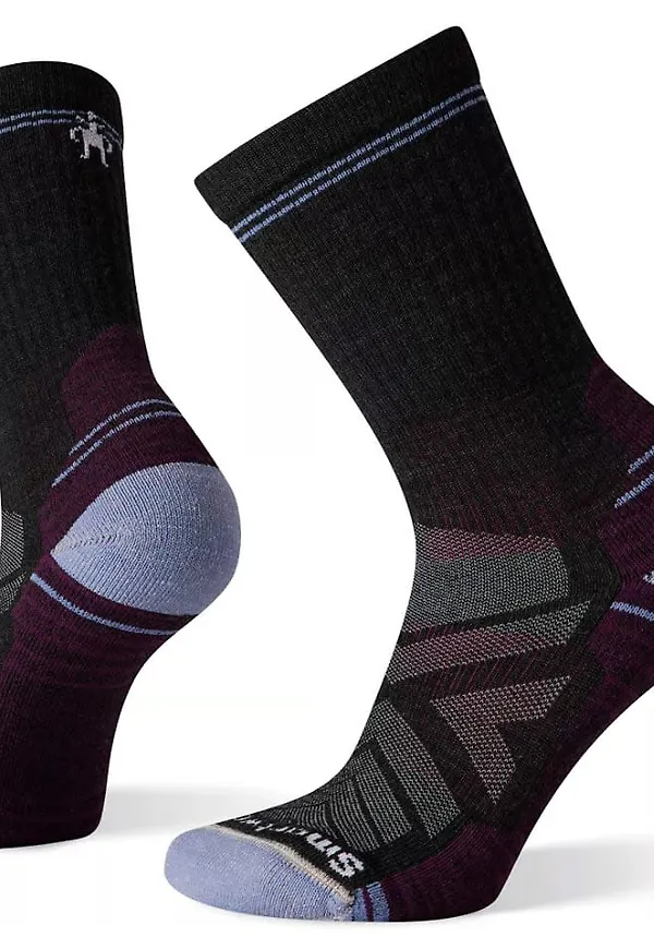 Smartwool Hike Light Cushion Crew Socks Charcoal