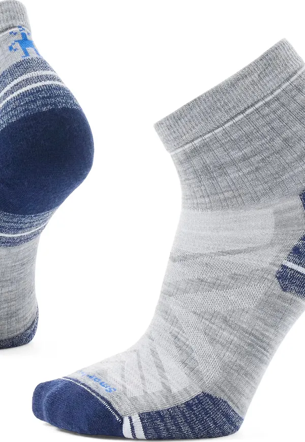 Smartwool Hike Targeted Cushion Ankle Socks Light Gray
