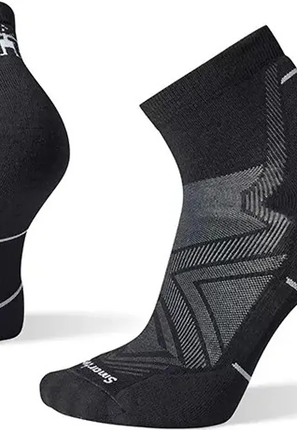 Smartwool Men's Run Targeted Cushion Ankle Socks Black
