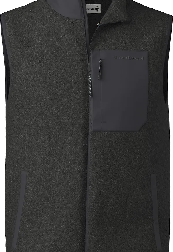 Smartwool Men's Second Cut Fleece Vest Charcoal