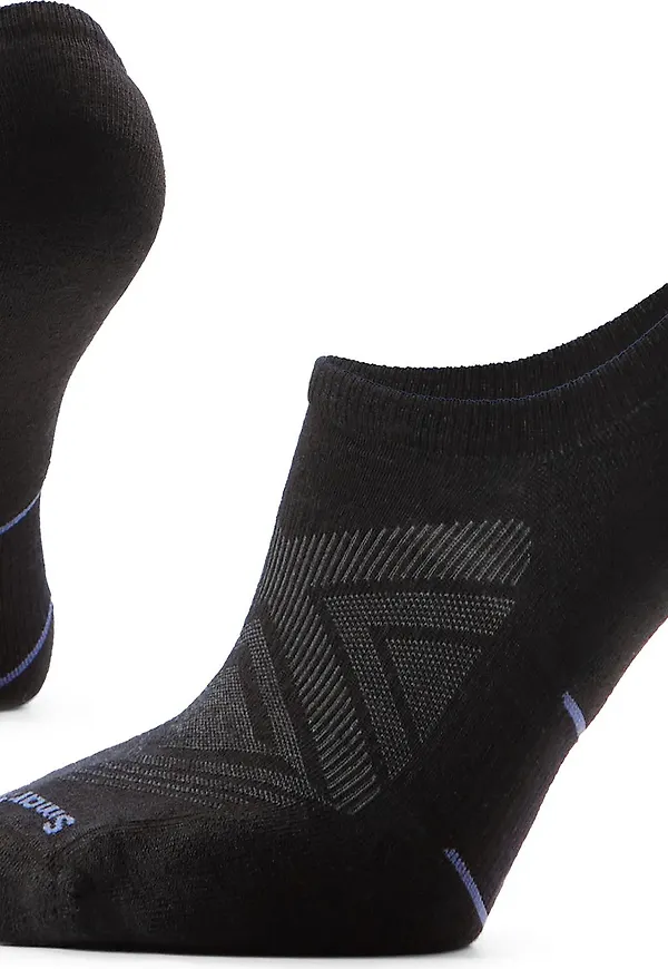 Smartwool Run No Show Socks Targeted Cushion Black