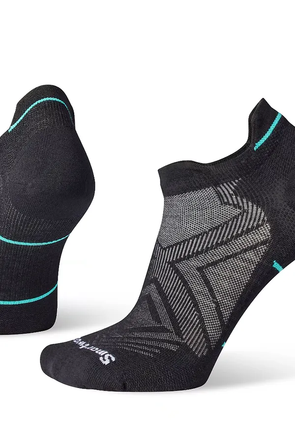Smartwool Women's Run Zero Cushion Low Ankle Socks Black