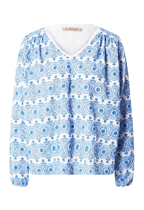Smith&Soul Blus royalblå / vit