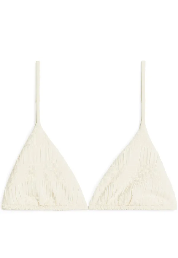 Smock Bikini Top - Beige