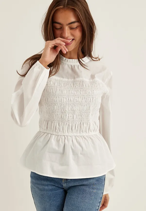 Smock Cotton Blouse