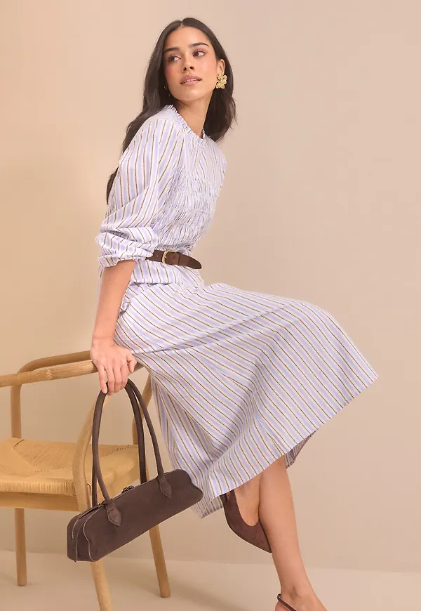 Smock Cotton Dress