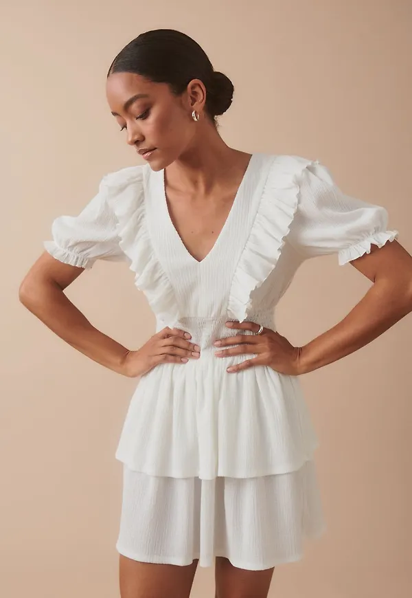 Smock frill dress