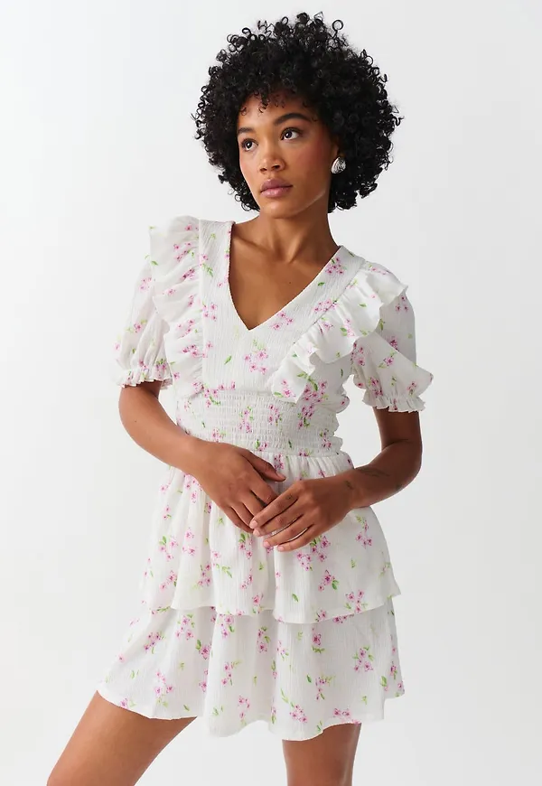 Smock frill dress