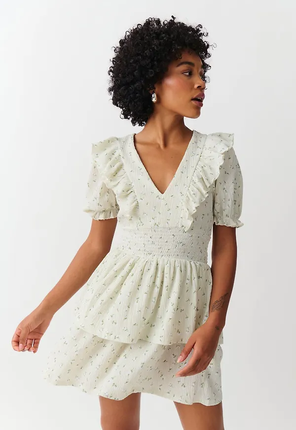 Smock frill dress