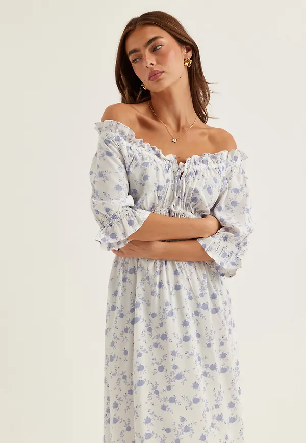Smock Maxi Dress