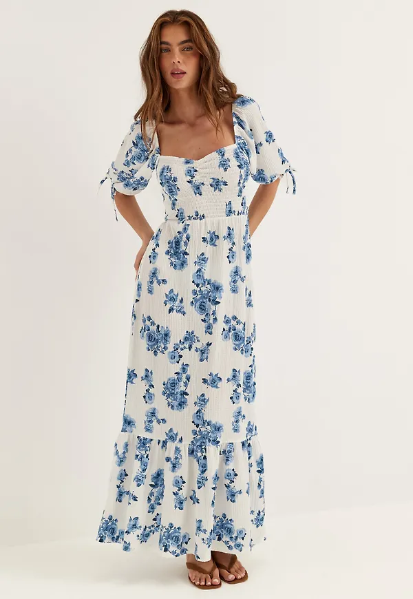 Smock Maxi Dress