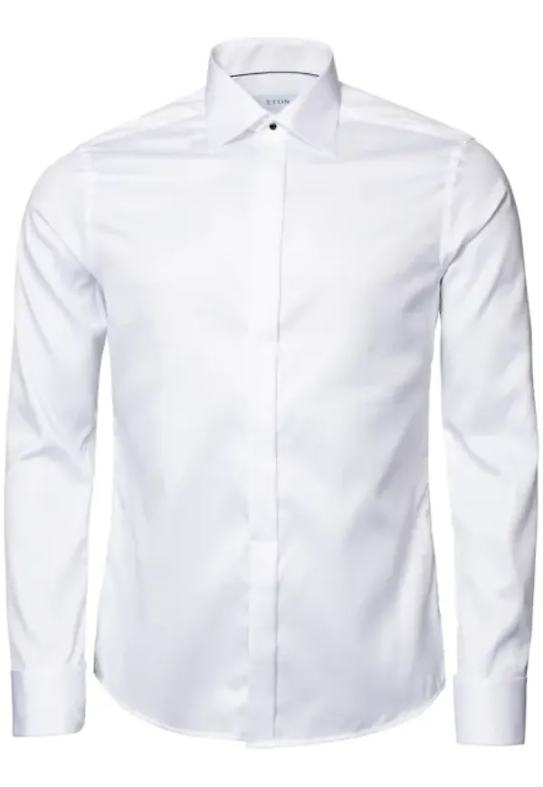 Smokingskjorta I Signaturtwill Slim Fit