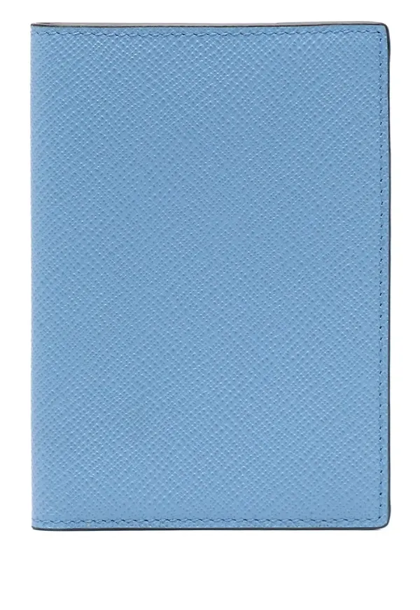 Smythson Panama passfodral - Blå