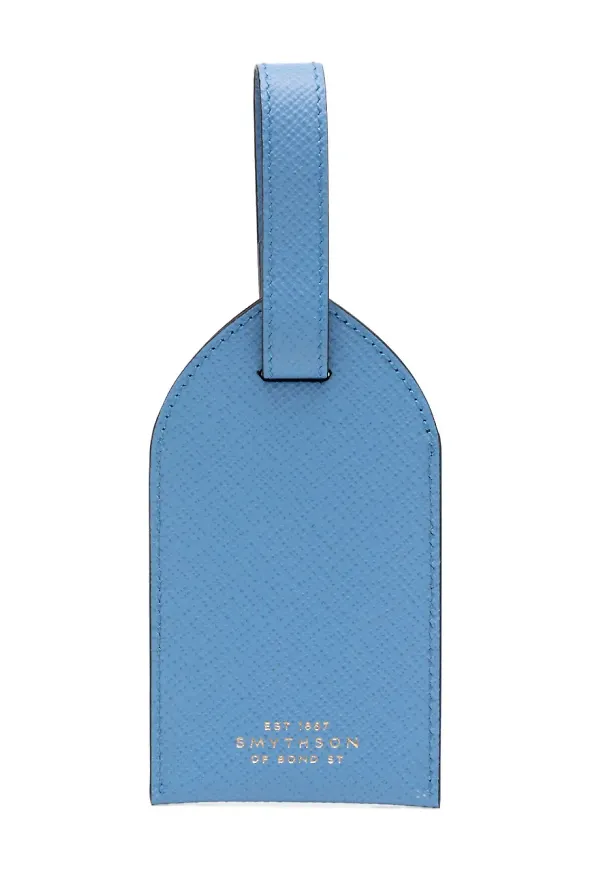 Smythson resväska med logotypstämpel - Blå