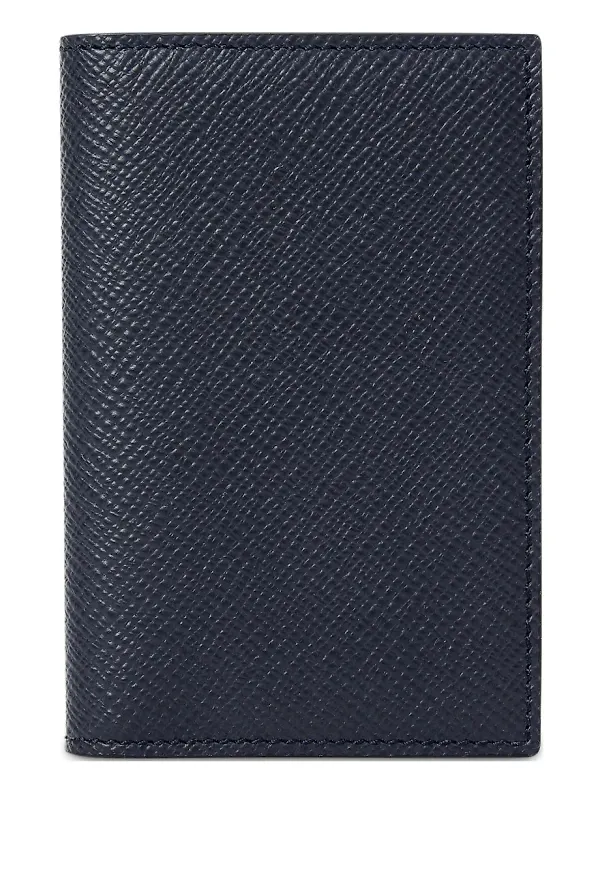 Smythson vikt plånbok i läder - Svart