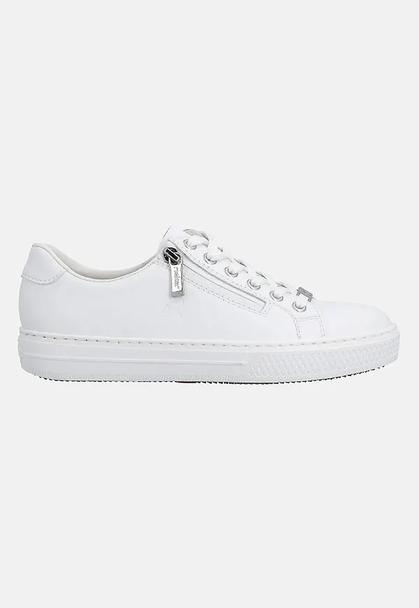 Sneaker i skinn