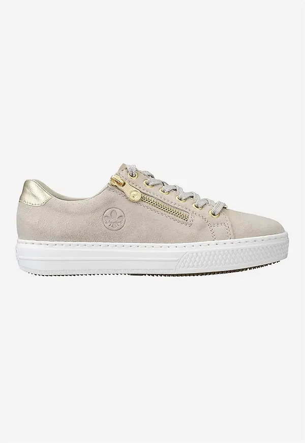 Sneaker i skinn