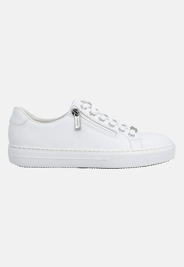 Sneaker i skinn