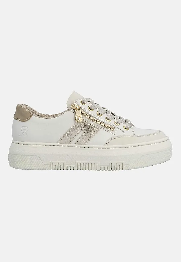 Sneaker i skinn