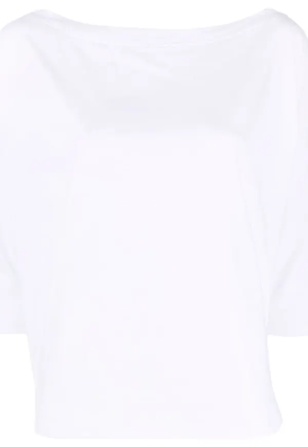Snobby Sheep t-shirt med trekvartsärm - Vit
