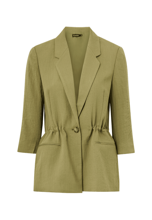 Soaked in Luxury - Kavaj slCamile Drawstring Blazer - Grön - 38