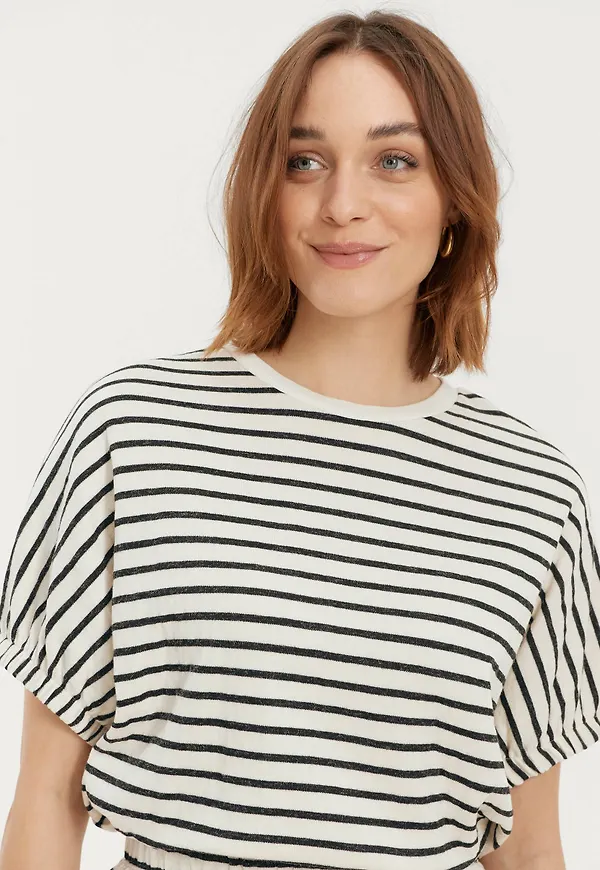 Soaked in Luxury - Topp slInge Boxy T-shirt SS - Vit