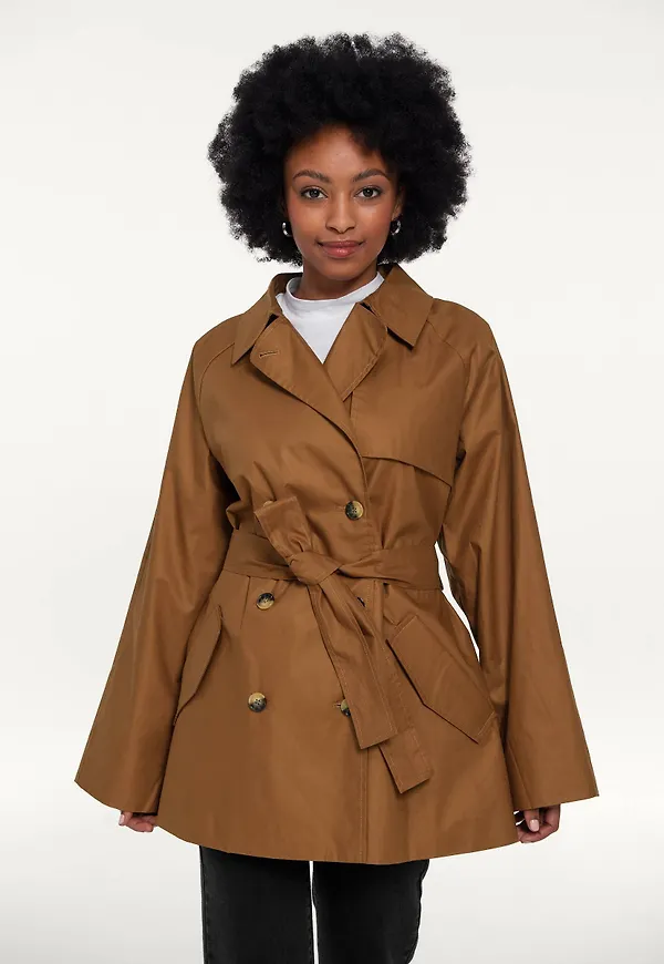 Soaked in Luxury - Trenchcoat slChicago Short - Brun