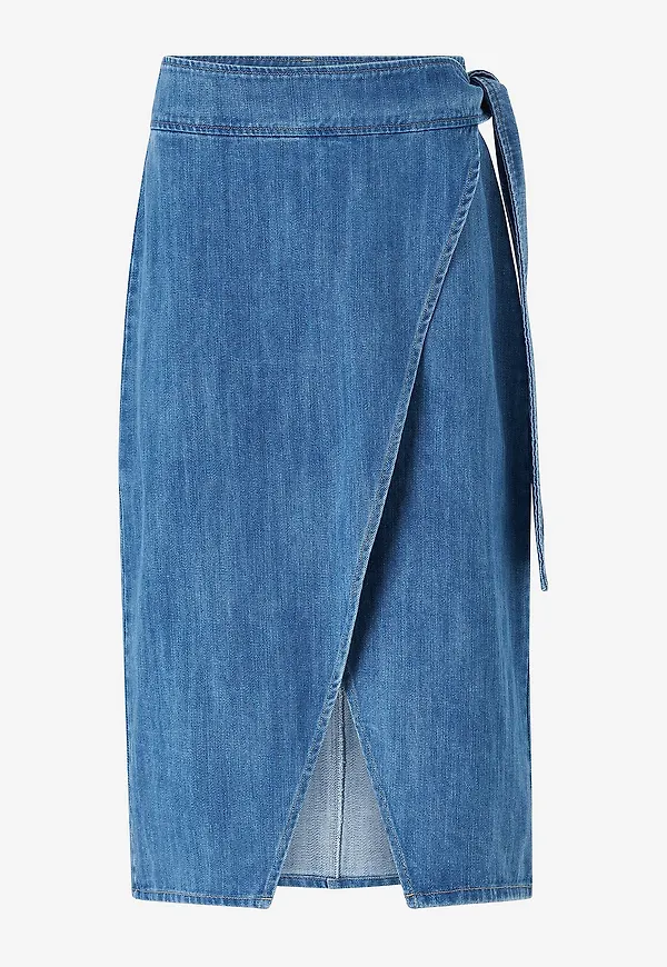 Soaked in Luxury - Jeanskjol slAlba Skirt - Blå