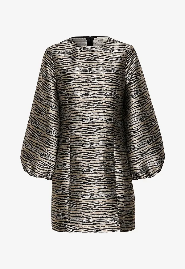 Soaked in Luxury - Klänning slElowen Dress - Brun
