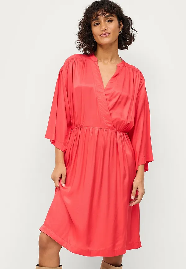 Soaked in Luxury - Klänning slObelia Dress - Röd