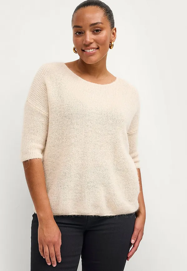 Soaked in Luxury - Tröja Tuesday Jumper - Vit