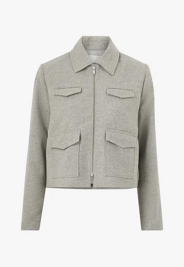 Soaked in Luxury - Jacka slAugustina Jacket - Grå