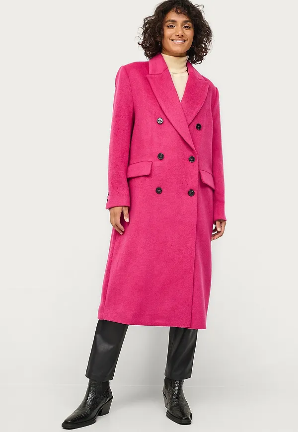 Soaked in Luxury - Kappa slfIa Coat - Rosa