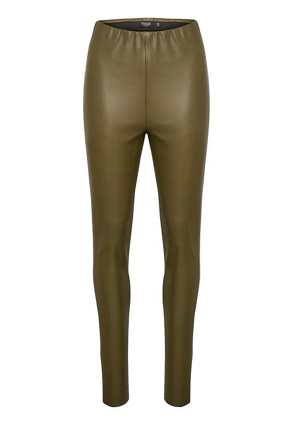 SOAKED IN LUXURY Leggings 'Kaylee' khaki