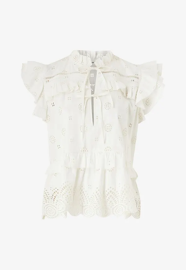 Sofie Schnoor - Blus HazelSW Top - Vit