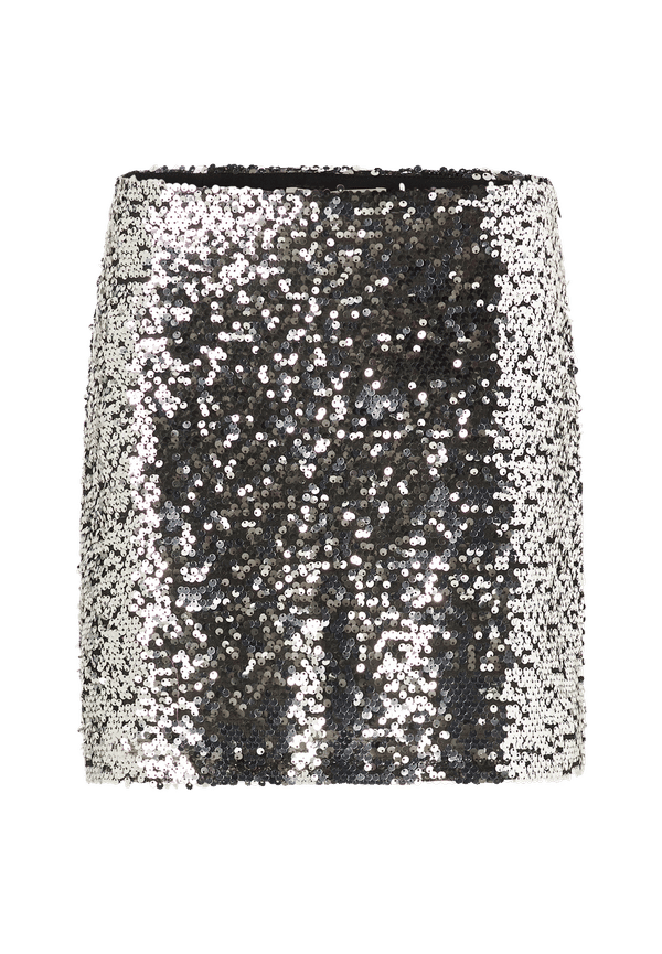 Sofie Schnoor - Paljettkjol - Silver - 36/38
