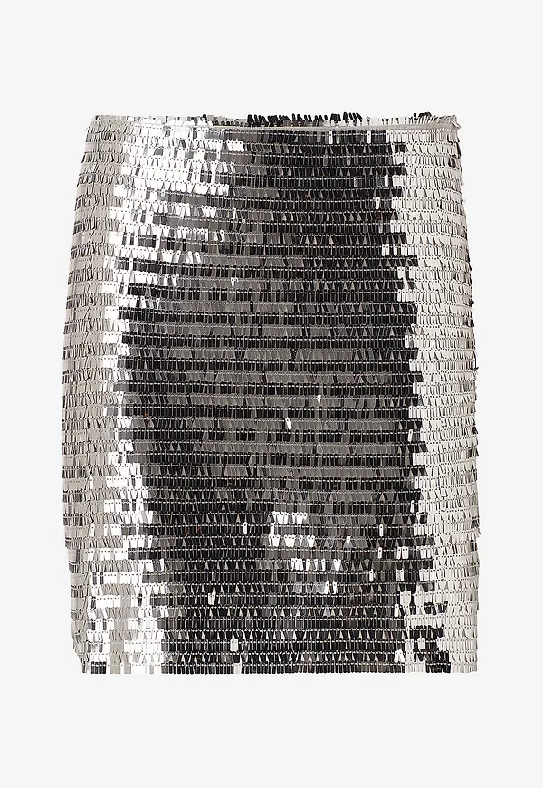 Sofie Schnoor - Paljettkjol Skirt - Silver
